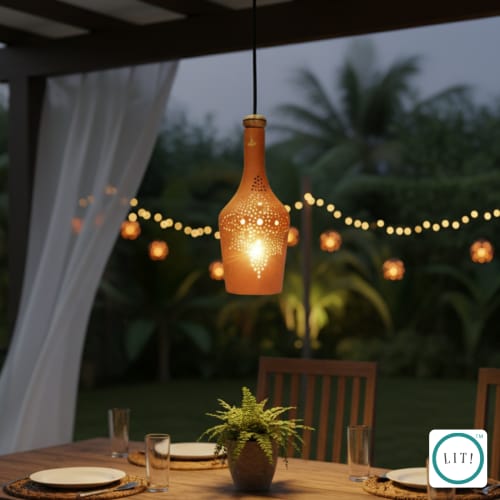Arden Terracotta Pendant Lamp | Pendants by Lit Lamps - Sustainable Mindful Lighting