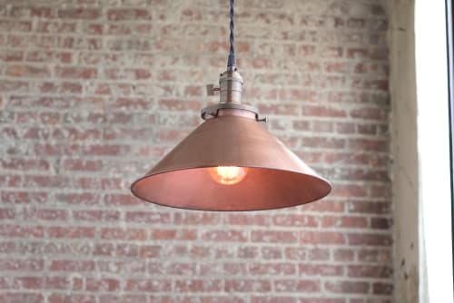 12 Inch Aged Copper - Pendant Lights - Model No. 6290 | Pendants by Peared Creation