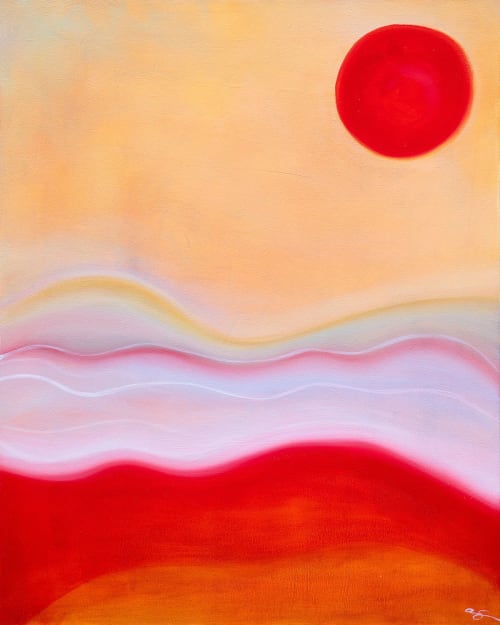 Hot Sands | Prints in Paintings by Amy Straley