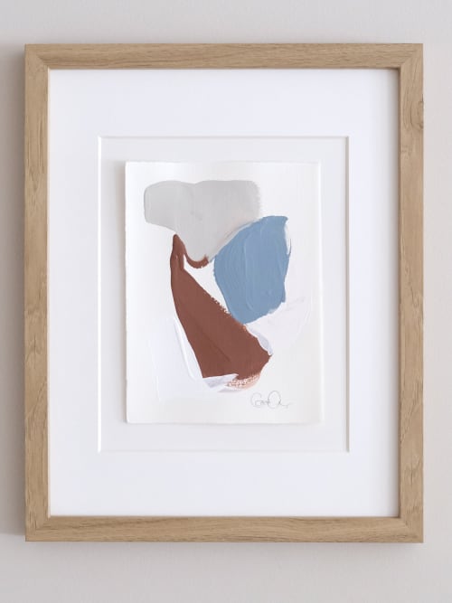 Abstract Mini No. 26 | Oil And Acrylic Painting in Paintings by Cait Courneya