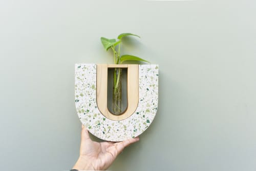 Calah Wall Planter | Vases & Vessels by Tropico Studio
