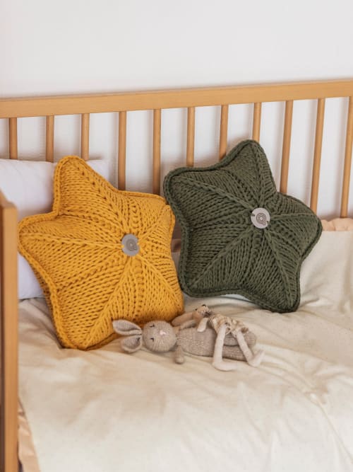 Star-shaped throw pillow | Pillows by Anzy Home