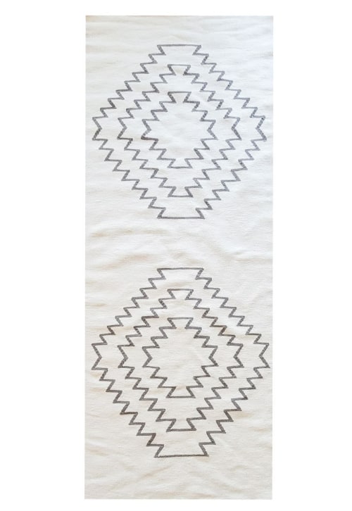 Tanis Handwoven Grey Modern Rug and Runner | Runner Rug in Rugs by Mumo Toronto