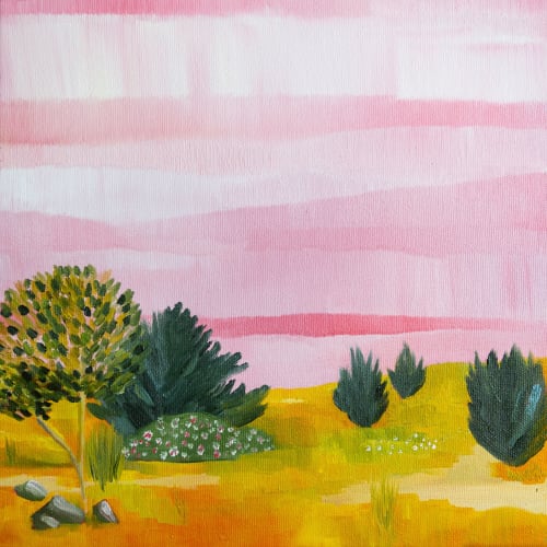 Fields Of Summer | Paintings by Neon Dunes by Lily Keller