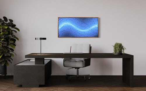 Electric Atlantic | Wall Hangings by StainsAndGrains