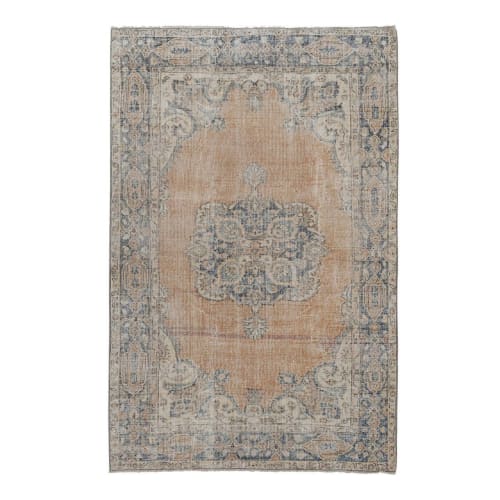 Vintage Turkish Sparta Carpet - Large Square Area Rug | Rugs by Vintage Pillows Store