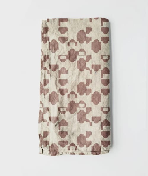 100% Linen Tea Towel - Raisin | Linens & Bedding by S W E V E N
