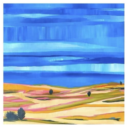 Blooming Dunes | Paintings by Neon Dunes by Lily Keller