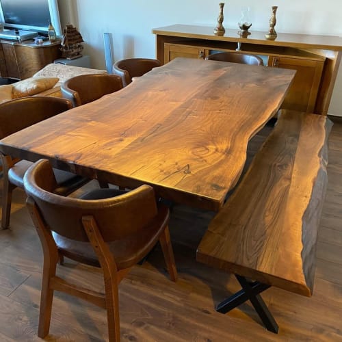 Custom Solid Wood Table, Kitchen Dining Table, Dining Room Furniture | Tables by Ironscustomwood