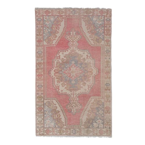 Vintage Pale Turkish Oushak Rug - Designer Carpet | Rugs by Vintage Pillows Store