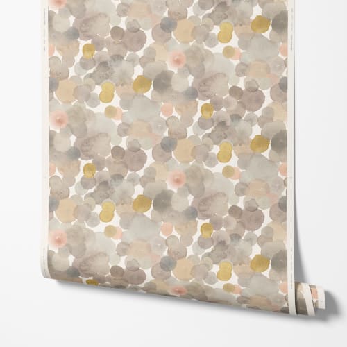 Color Spots Neutral(Ish) Wallpaper | Wall Treatments by Color Kind Studio