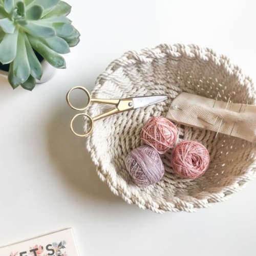 Twined Woven Rope Bowl DIY KIT | Decorative Bowl in Decorative Objects by Flax & Twine