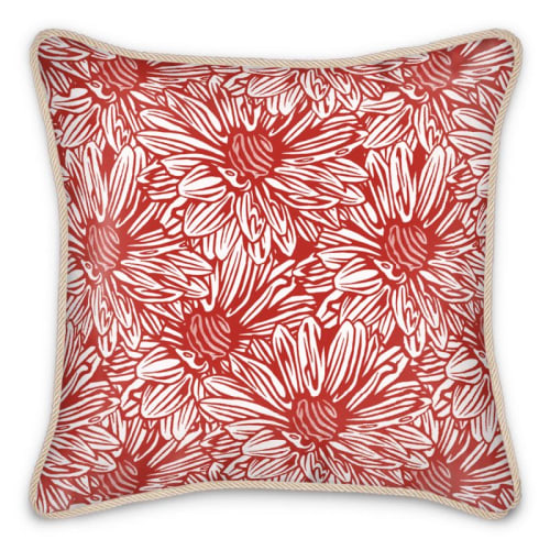 Daisy Silk Cushion Daisy Silk Cushion Daisy Silk Cushion | Pillows by Sean Martorana