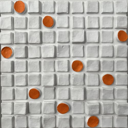 Game 12" x 12" | Paintings by Emeline Tate