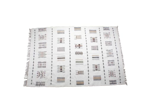 Handwoven wool rug | Area Rug in Rugs by Berber Art