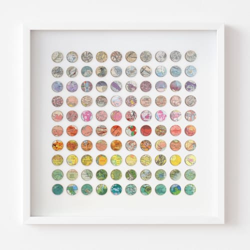Heathrow To Oahu | Collage in Paintings by Amelia Coward