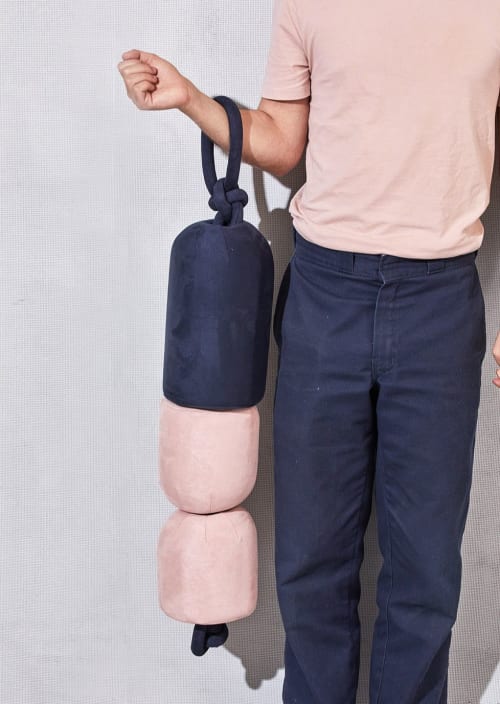 Diver's Buoy in Pink | Cushion in Pillows by Knots Studio