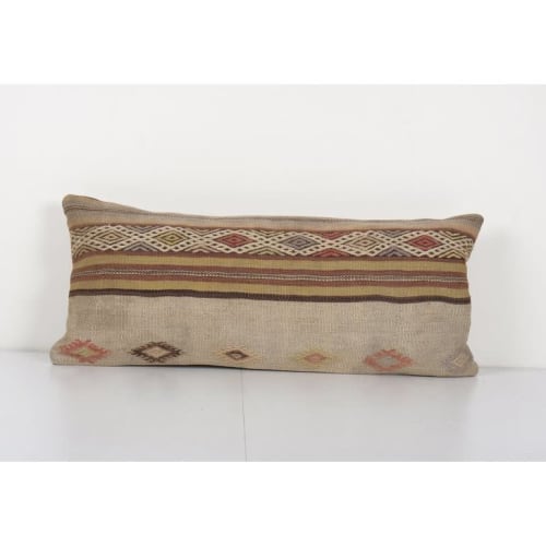 Vintage Oversize Turkish Bedding Kilim Pillow, Pillow Handma | Pillows by Vintage Pillows Store