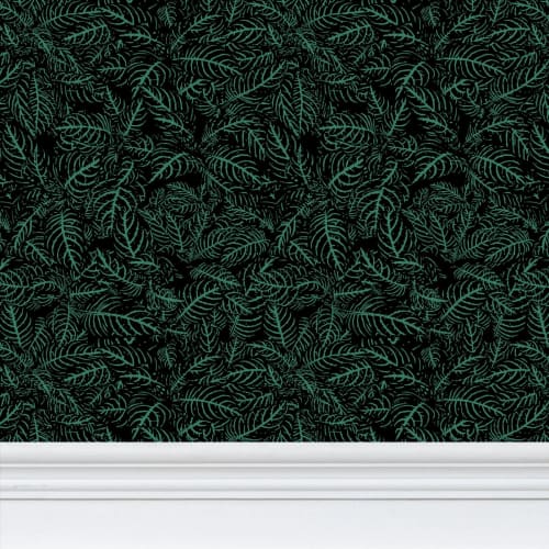Zebra Plant - Wallpaper Medium Print | Wall Treatments by Sean Martorana