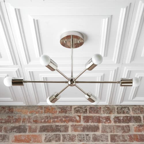 Modern Chandelier - Geometric Lamp - Model No. 9414 | Chandeliers by Peared Creation