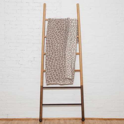 Peel Reversible Throw | Ceniza/hemp | Linens & Bedding by Jill Malek Wallpaper
