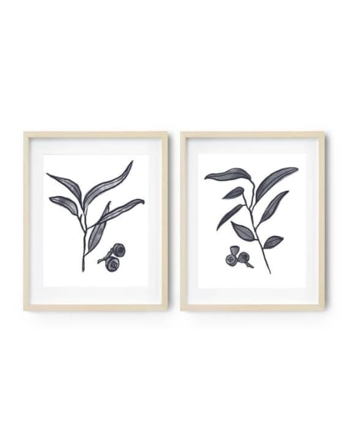 Eucalyptus Groves Print Set - Modern Botanicals | Prints by Birdsong Prints