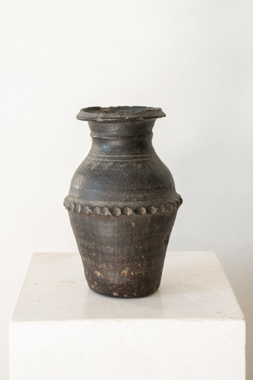 District Loom Vintage Asian Clay Vase | Decorative Objects by District Loom