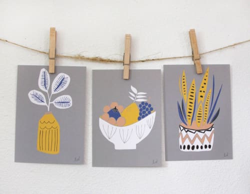 Table Objects Print Set | Prints by Leah Duncan