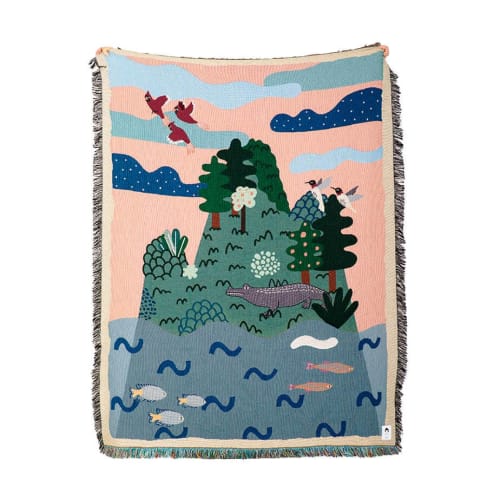 GENESIS - Woven Throw Blanket- Day 5 | Linens & Bedding by Studio NAMA
