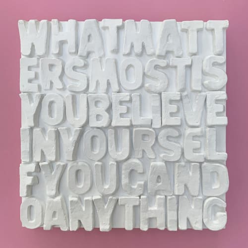 What Matters Most 8" x 8" | Mixed Media in Paintings by Emeline Tate