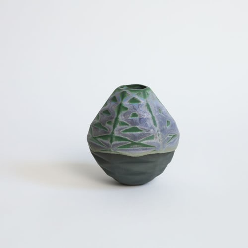 Mini Hex in Nebula | Vase in Vases & Vessels by by Alejandra Design
