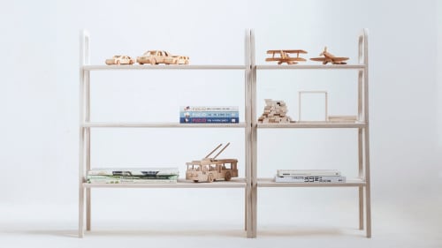 Montessori BOOKSHELF & HOUSE for kids, Wooden bookcase | Book Case in Storage by Plywood Project