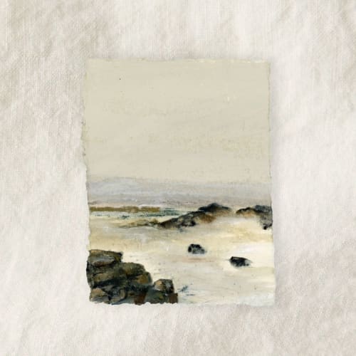 Luk - original | Mixed Media in Paintings by Mande Calhoun Art