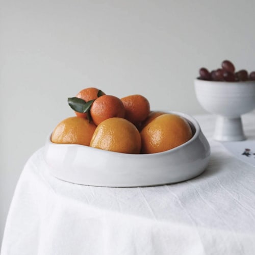 Ceramic Fruit Bowl | Serving Bowl in Serveware by Vanilla Bean