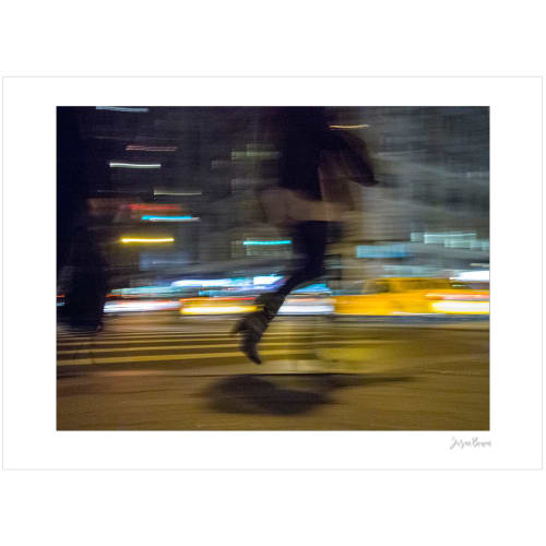 Legs and Feet #0166: Rushing Figure and Lights | Photography by Susan Bowen Photos