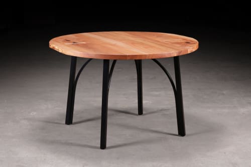 Round Maple Dining Table | Tables by Urban Lumber Co.
