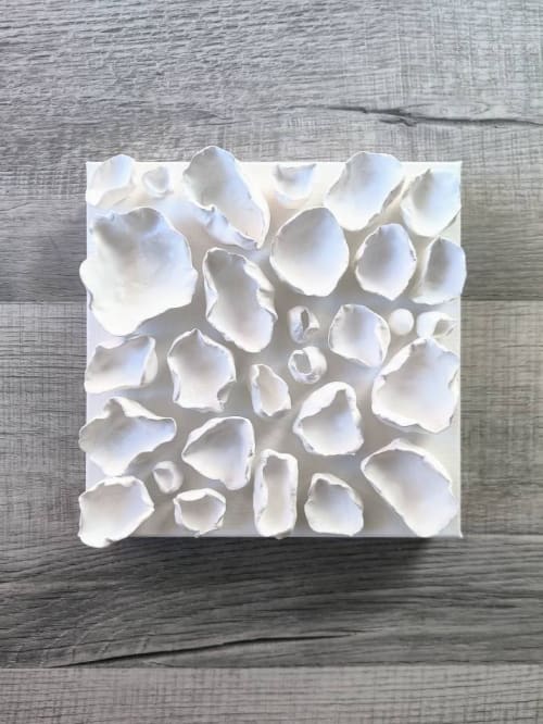 "Pure white #4" | Wall Sculpture in Wall Hangings by Art By Natasha Kanevski