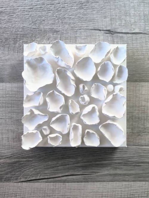 "Pure white #4" | Wall Sculpture in Wall Hangings by Natasha Kanevski