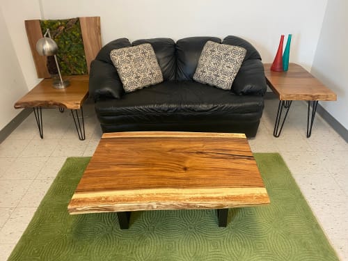 MonkeyPod Live Edge Coffee Table | Tables by Carlberg Design