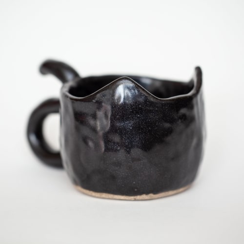 Black Cat Mug | Drinkware by Melike Carr