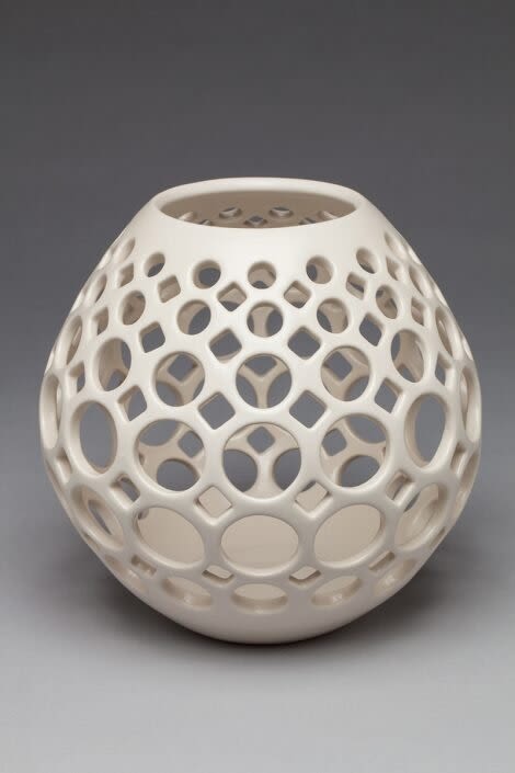 Openwork Teardrop Vessel | Decorative Objects by Lynne Meade