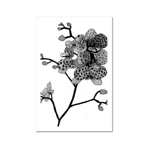 Orchid Branch Giclée Print | Prints by Odd Duck Press