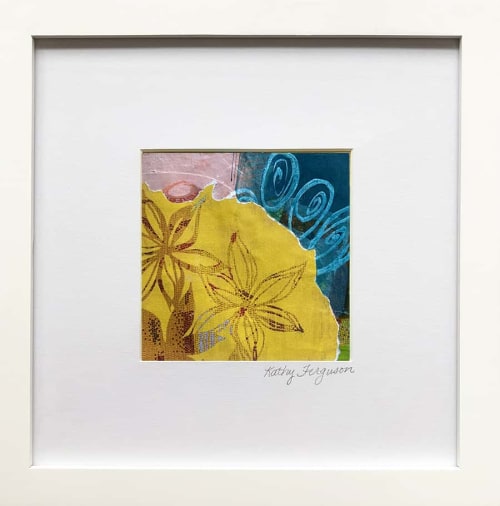 Lilies | Mixed Media in Paintings by Kathy Ferguson Art