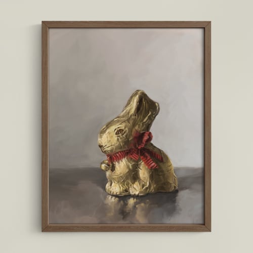 Swiss Chocolate Bunny | Prints by The Ugly Cat Studio