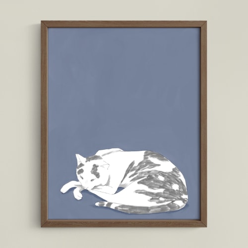Russell Sleeping | Work by The Ugly Cat Studio