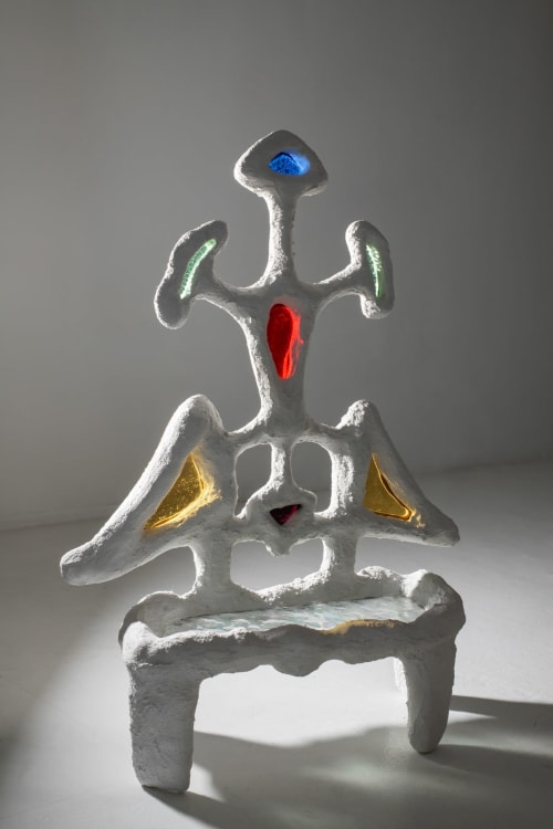 Stained Glass Chair | Sculptures by Shawn Button