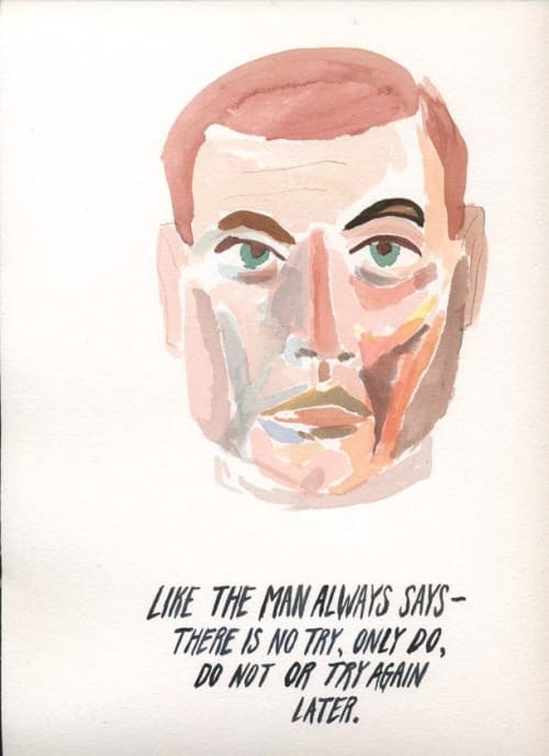 Do or Do Not | Watercolor Painting in Paintings by Eric Farache Artist