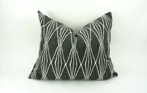 charcoal grey pillow cover // grey pillow cover // charcoal | Pillows by velvet + linen