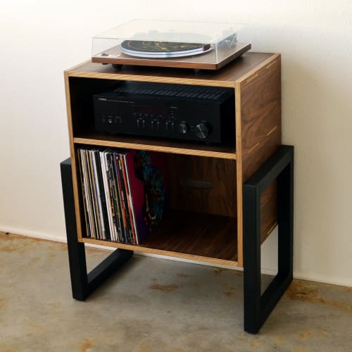 Spin Record Player Stand | Media Console in Storage by Housefish