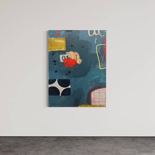 Comrade Parker | Oil And Acrylic Painting in Paintings by Sarah Finucane